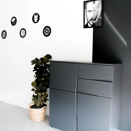 Marvel-apartment - Fuer Freunde & Familien, Stadtnah, Parkplatz, E-ladestation, Gitterbox Fuer Fahrraeder, Fitnessstudio, Digitale Gaestemappe Mit Restaurant- Und Unternehmenstipps Appartement *